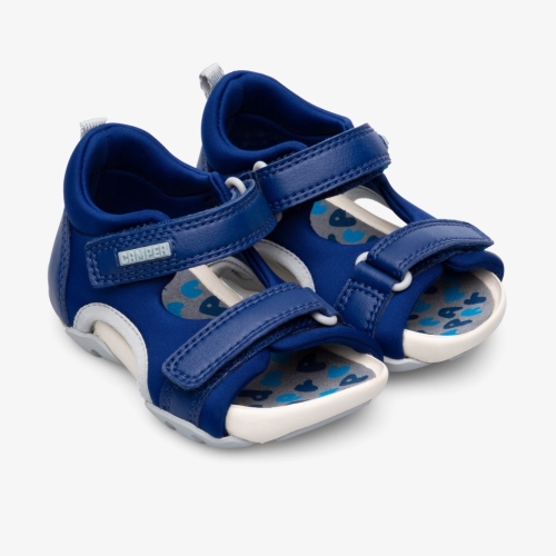 Camper Ous Kids Sandals US-57527 Blue Online Sale